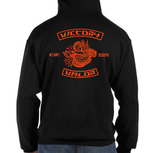 Load image into Gallery viewer, Dragon Graphic Hooded Sweatshirt with Victory &amp; Valor™